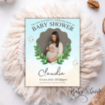 Custom Photo Baby Shower Invitation Magnets